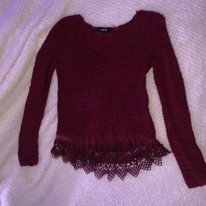 Knit Style long sleeve top